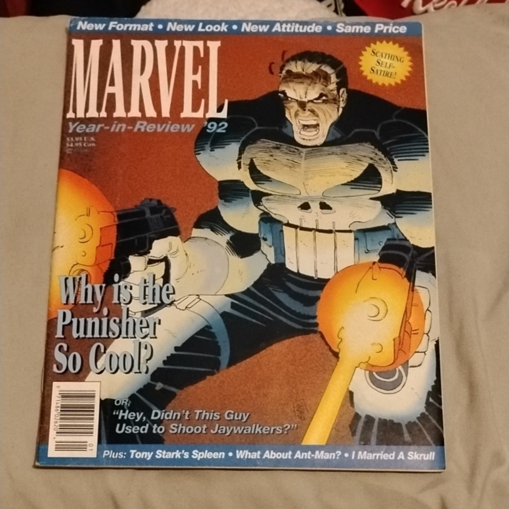 Marvel Year-in-Review '92 Magazine Punisher Newsstand
